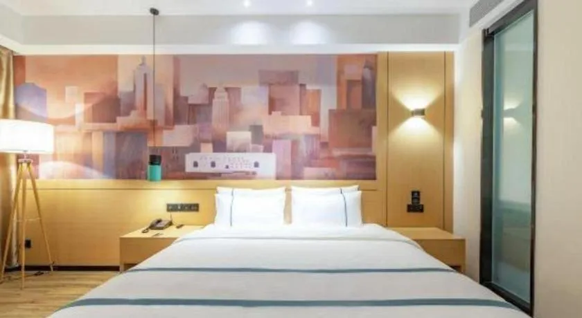 Bed in City Comfort Inn Tai'an Taishan Tianwai Village Hongmen