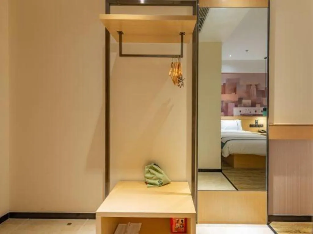 Bed in City Comfort Inn Tai'an Taishan Tianwai Village Hongmen