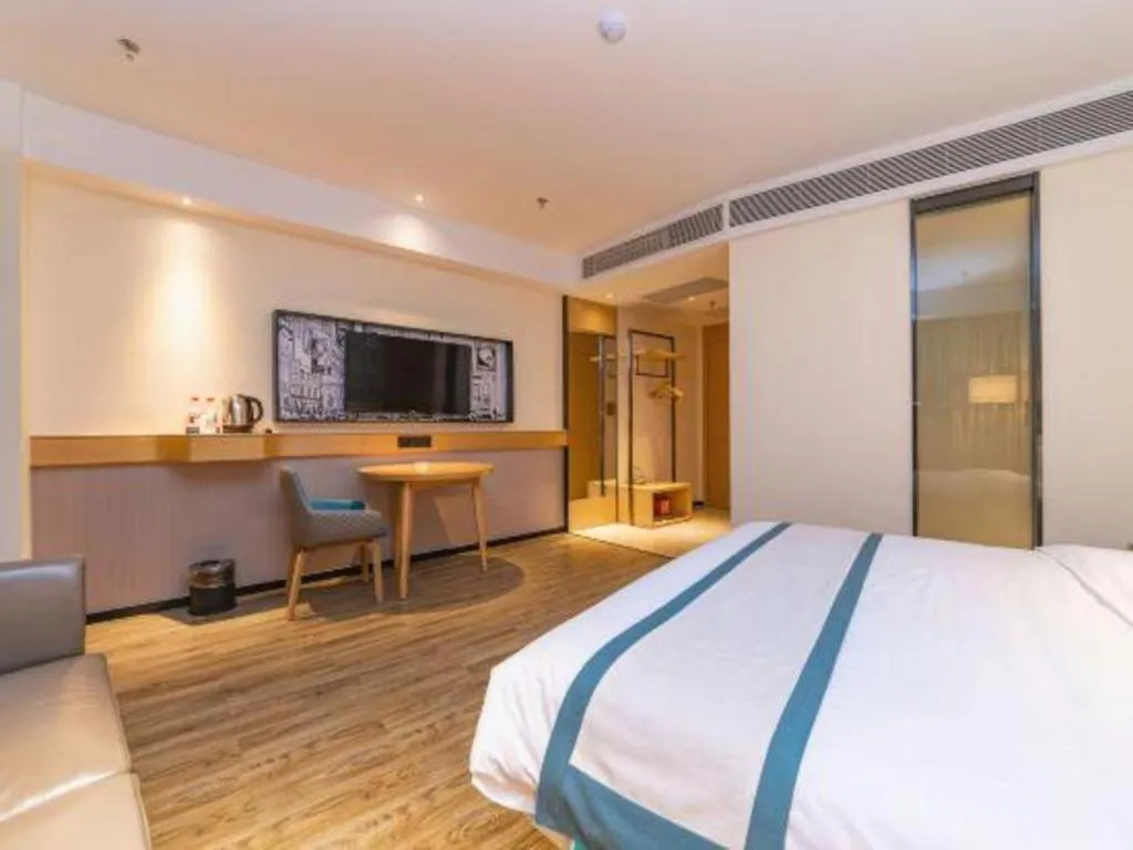 Bed in City Comfort Inn Tai'an Taishan Tianwai Village Hongmen