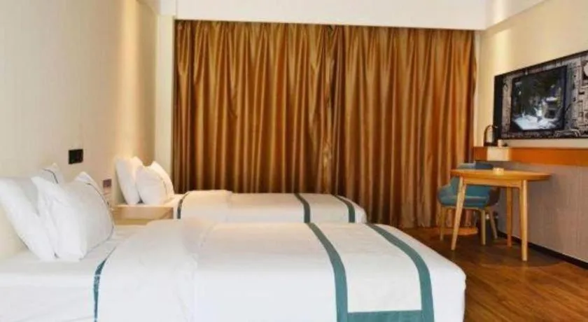 Bed in City Comfort Inn Tai'an Taishan Tianwai Village Hongmen