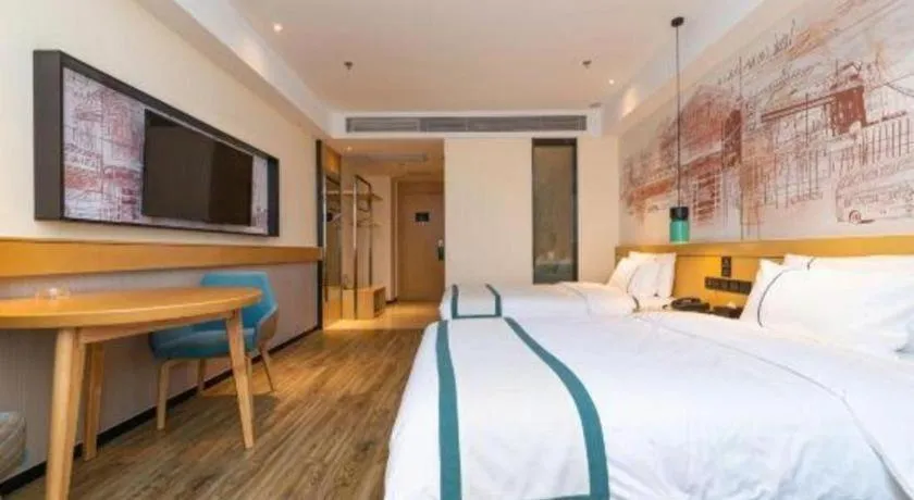 Bed in City Comfort Inn Tai'an Taishan Tianwai Village Hongmen