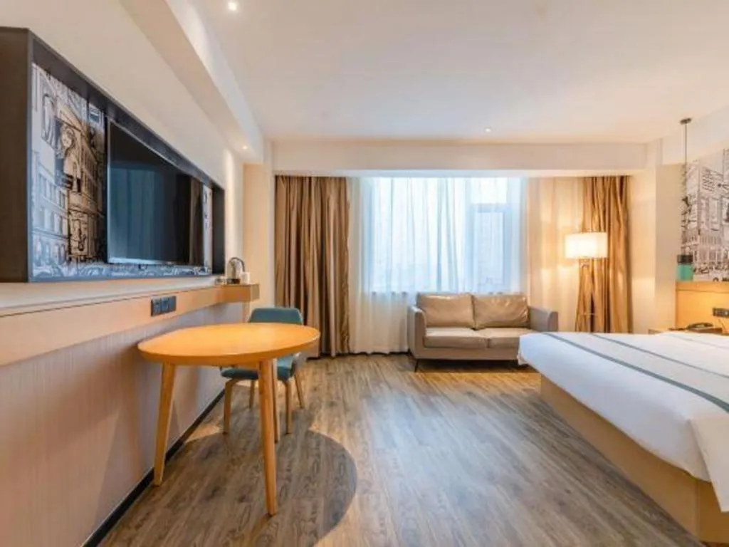 Bed in City Comfort Inn Tai'an Taishan Tianwai Village Hongmen