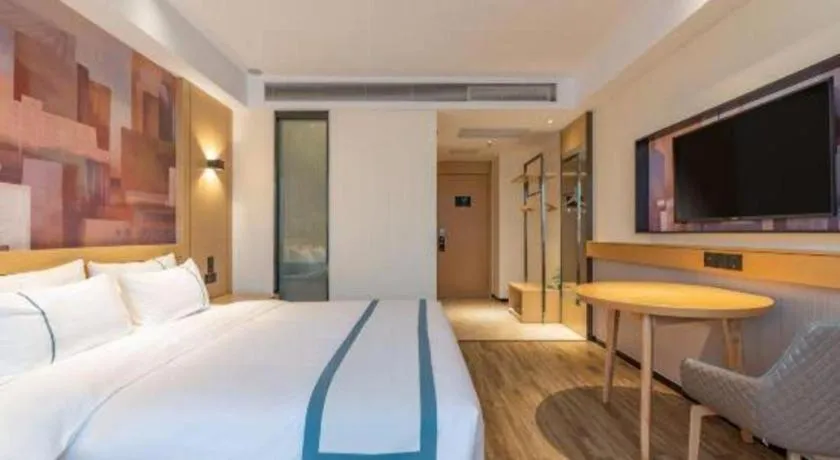 Bed in City Comfort Inn Tai'an Taishan Tianwai Village Hongmen