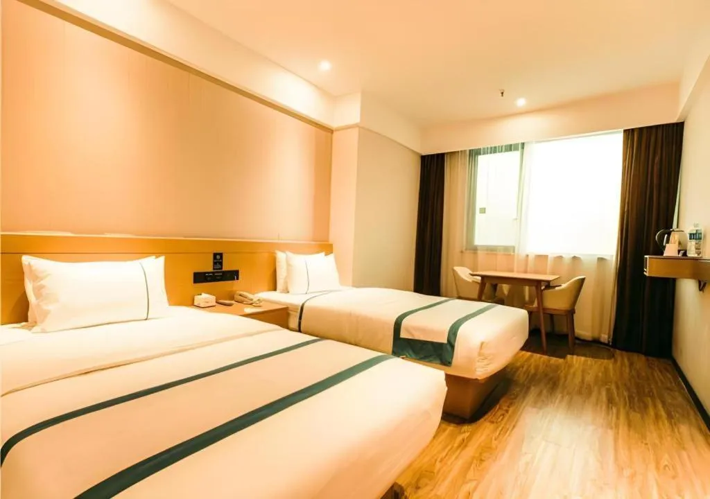 Bed in City Comfort Inn Xianning Tongcheng Zhuangyuan Square