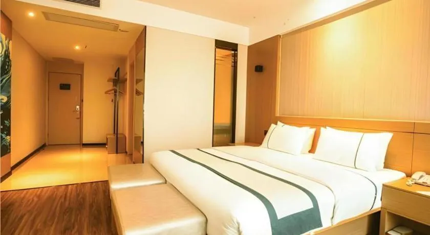 Bed in City Comfort Inn Xianning Tongcheng Zhuangyuan Square