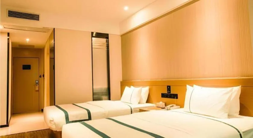 Bed in City Comfort Inn Xianning Tongcheng Zhuangyuan Square