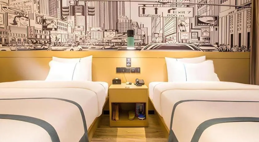 Bed in City Comfort Inn Nanning Yudong Jinxiang Metro Station