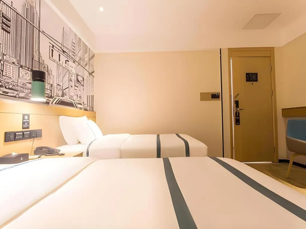 Bed in City Comfort Inn Nanning Yudong Jinxiang Metro Station