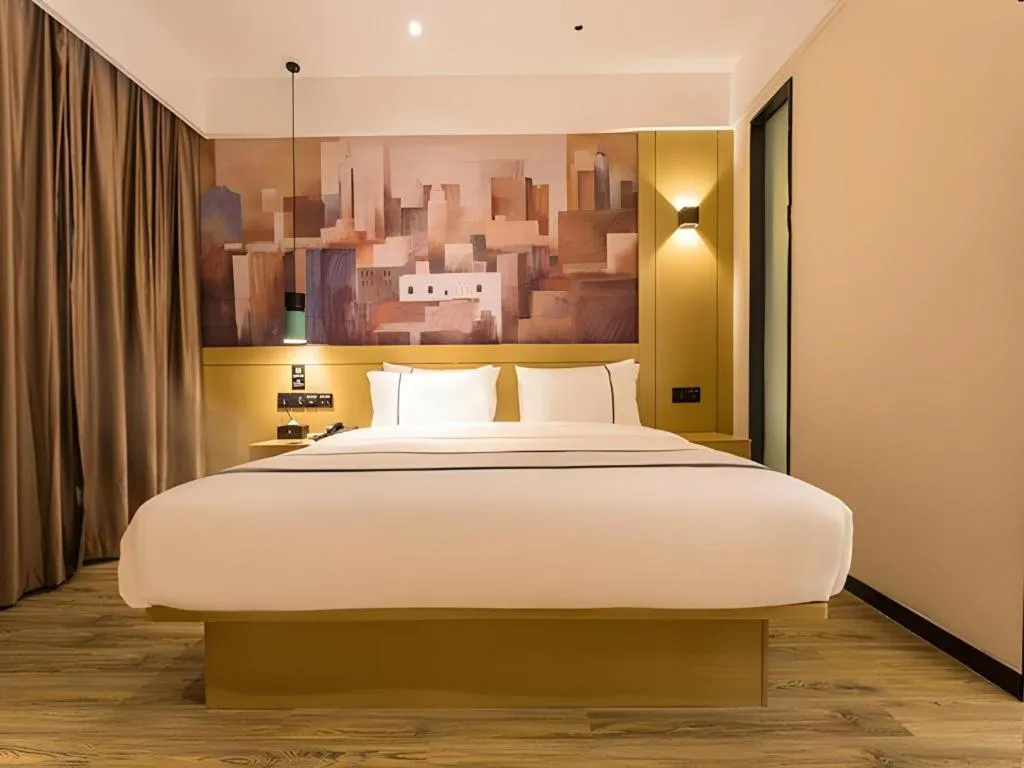 Bed in City Comfort Inn Nanning Yudong Jinxiang Metro Station