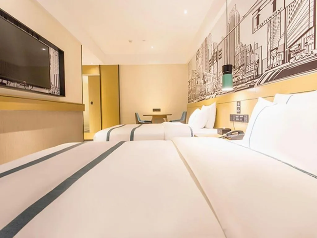 Bed in City Comfort Inn Nanning Yudong Jinxiang Metro Station