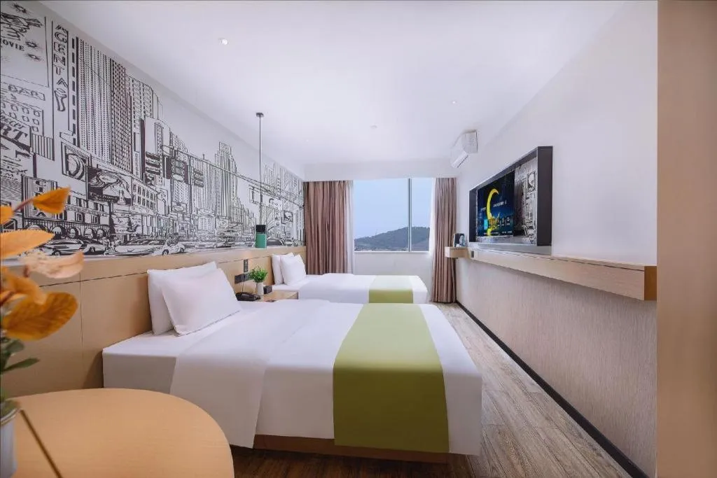 Bed in City Comfort Inn Nanning Yudong Jinxiang Metro Station