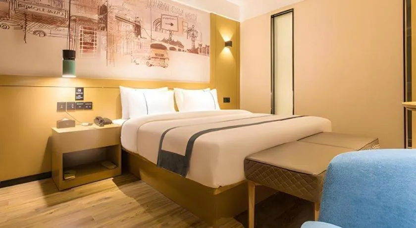 Bed in City Comfort Inn Nanning Yudong Jinxiang Metro Station