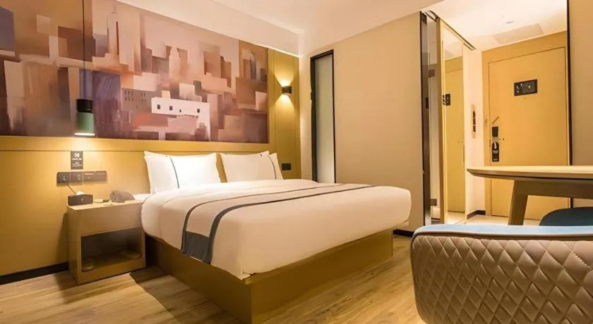 Bed in City Comfort Inn Nanning Yudong Jinxiang Metro Station