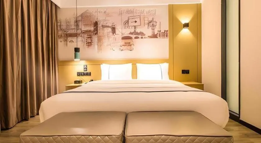 Bed in City Comfort Inn Nanning Yudong Jinxiang Metro Station