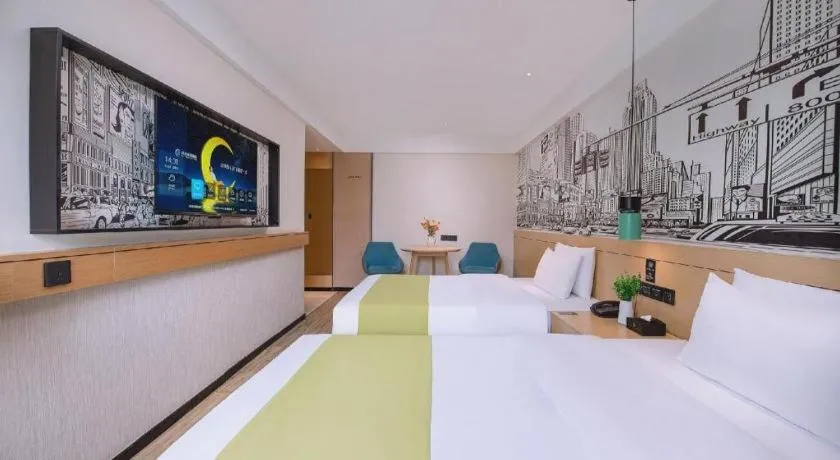 Bed in City Comfort Inn Nanning Yudong Jinxiang Metro Station