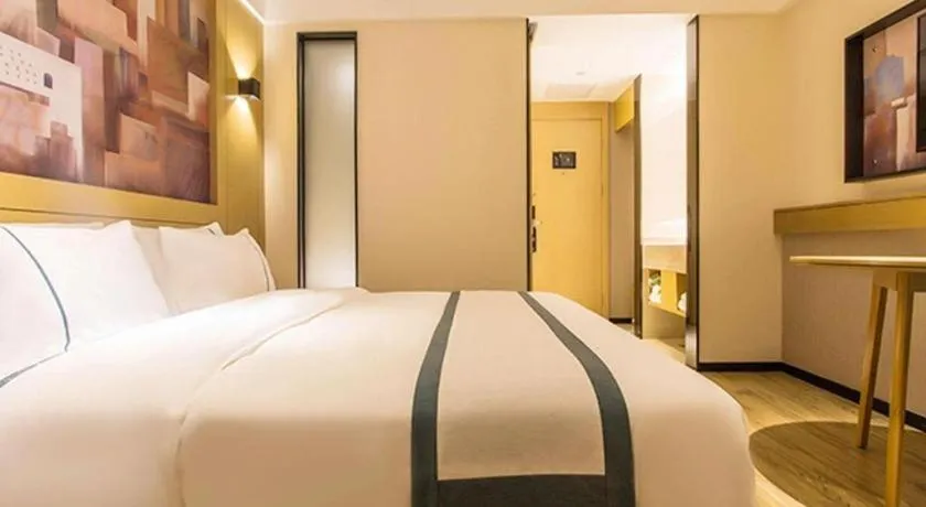 Bed in City Comfort Inn Nanning Yudong Jinxiang Metro Station