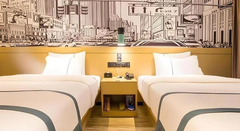 Bed in City Comfort Inn Nanning Yudong Jinxiang Metro Station