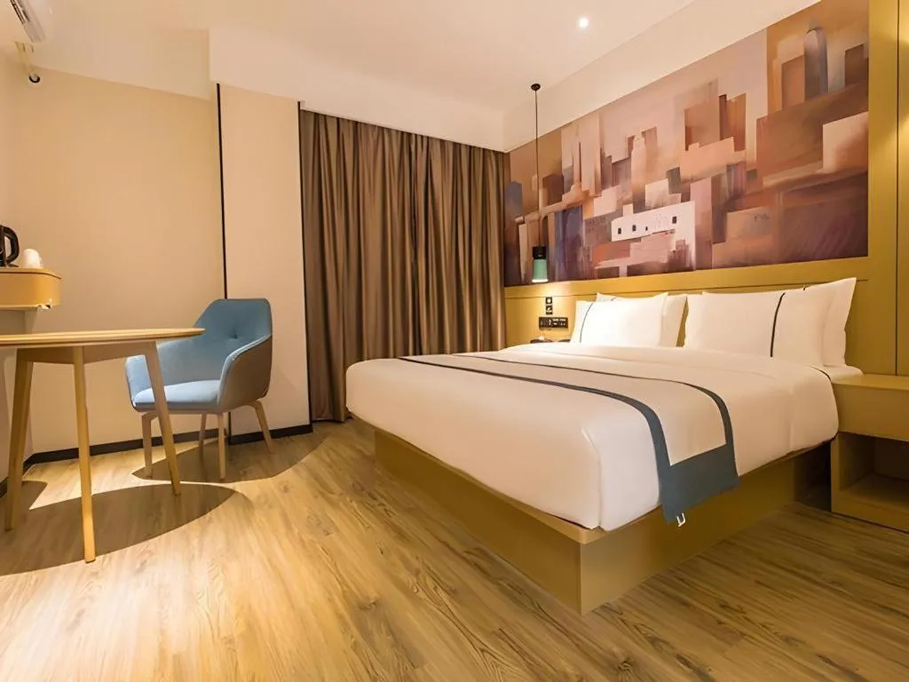 Bed in City Comfort Inn Nanning Yudong Jinxiang Metro Station