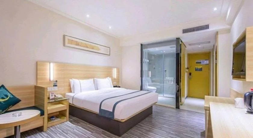 Bed in City Comfort Inn Yulin Jincheng Center Municipal Government