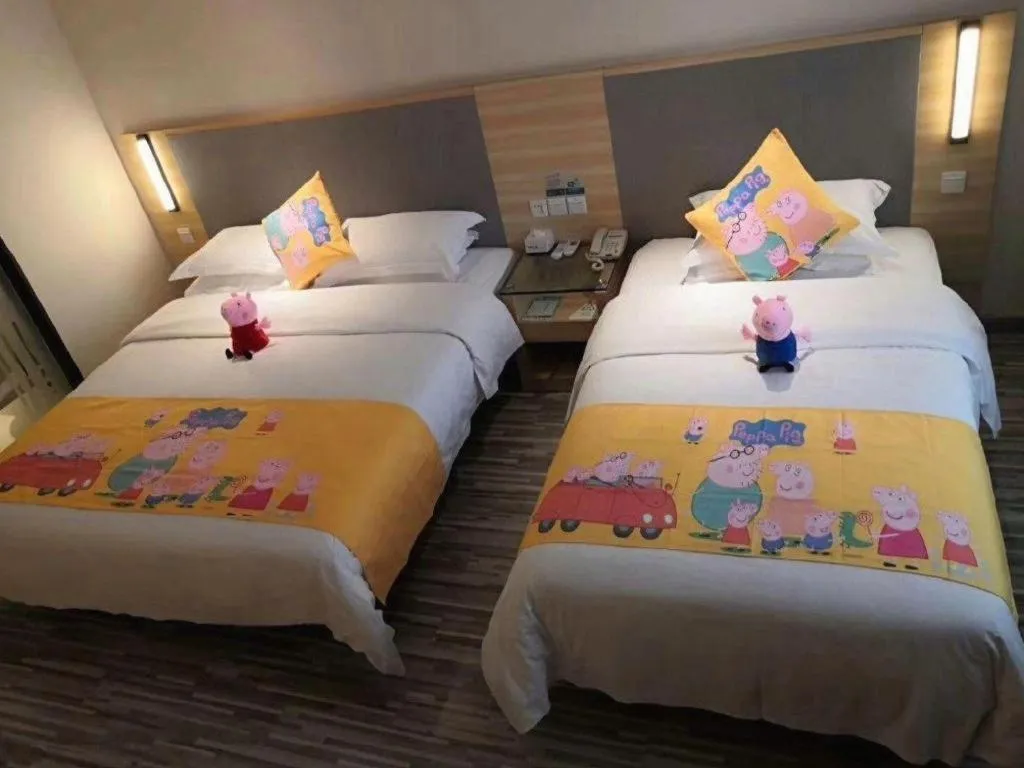 Bed in City Comfort Inn Yulin Jincheng Center Municipal Government