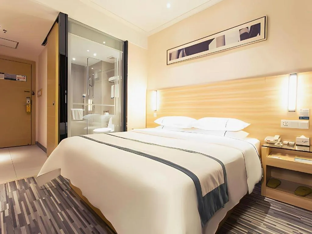 Bed in City Comfort Inn Yulin Jincheng Center Municipal Government