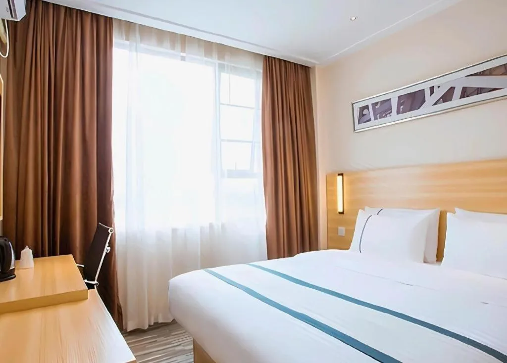 Bed in City Comfort Inn Yulin Jincheng Center Municipal Government