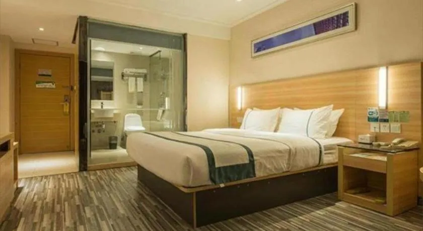 Bed in City Comfort Inn Yulin Jincheng Center Municipal Government