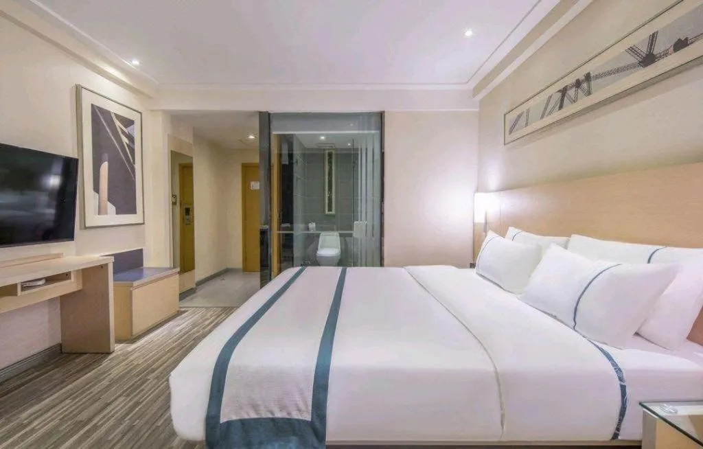 Bed in City Comfort Inn Yulin Jincheng Center Municipal Government