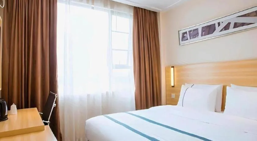 Bed in City Comfort Inn Yulin Jincheng Center Municipal Government