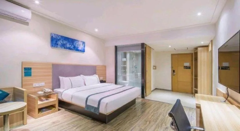 Bed in City Comfort Inn Yulin Jincheng Center Municipal Government