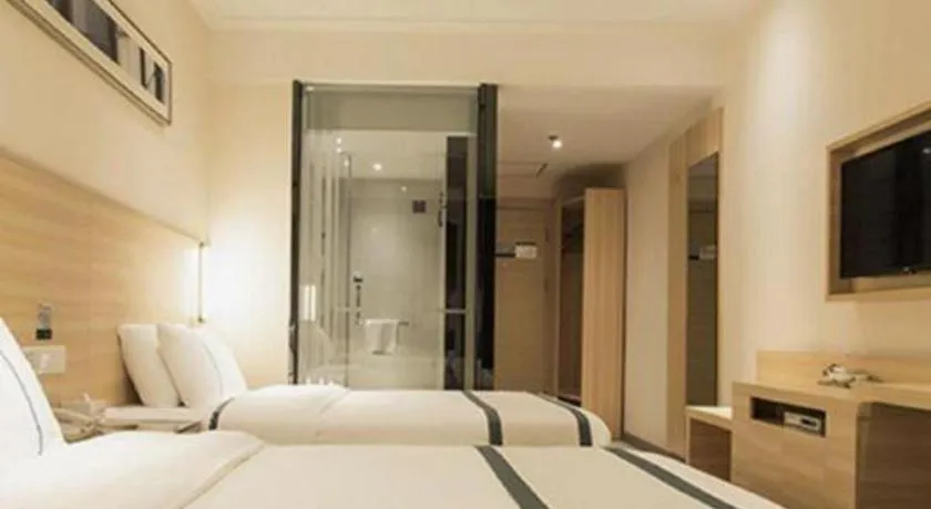 Bed in City Comfort Inn Yulin Jincheng Center Municipal Government