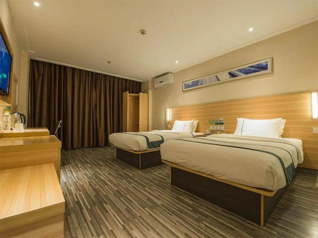 Bed in City Comfort Inn Yulin Jincheng Center Municipal Government