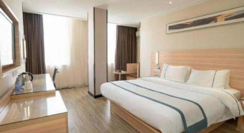 Bed in City Comfort Inn Yulin Jincheng Center Municipal Government