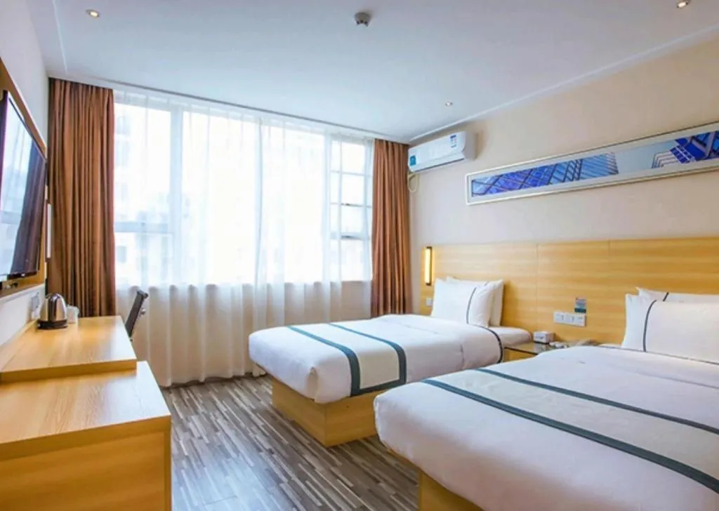 Bed in City Comfort Inn Yulin Jincheng Center Municipal Government