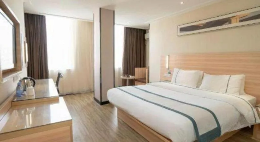 Bed in City Comfort Inn Yulin Jincheng Center Municipal Government