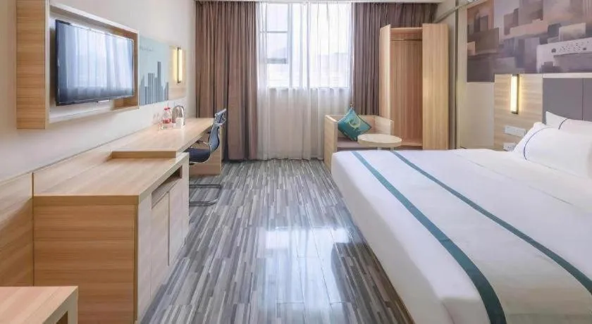 Bed in City Comfort Inn Yulin Jincheng Center Municipal Government