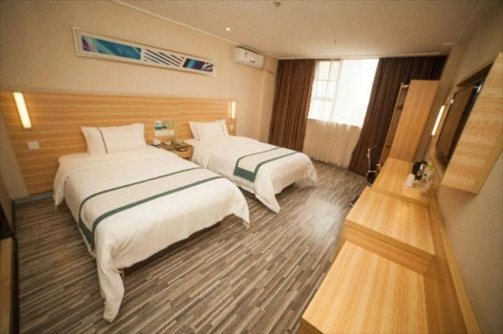 Bed in City Comfort Inn Yulin Jincheng Center Municipal Government