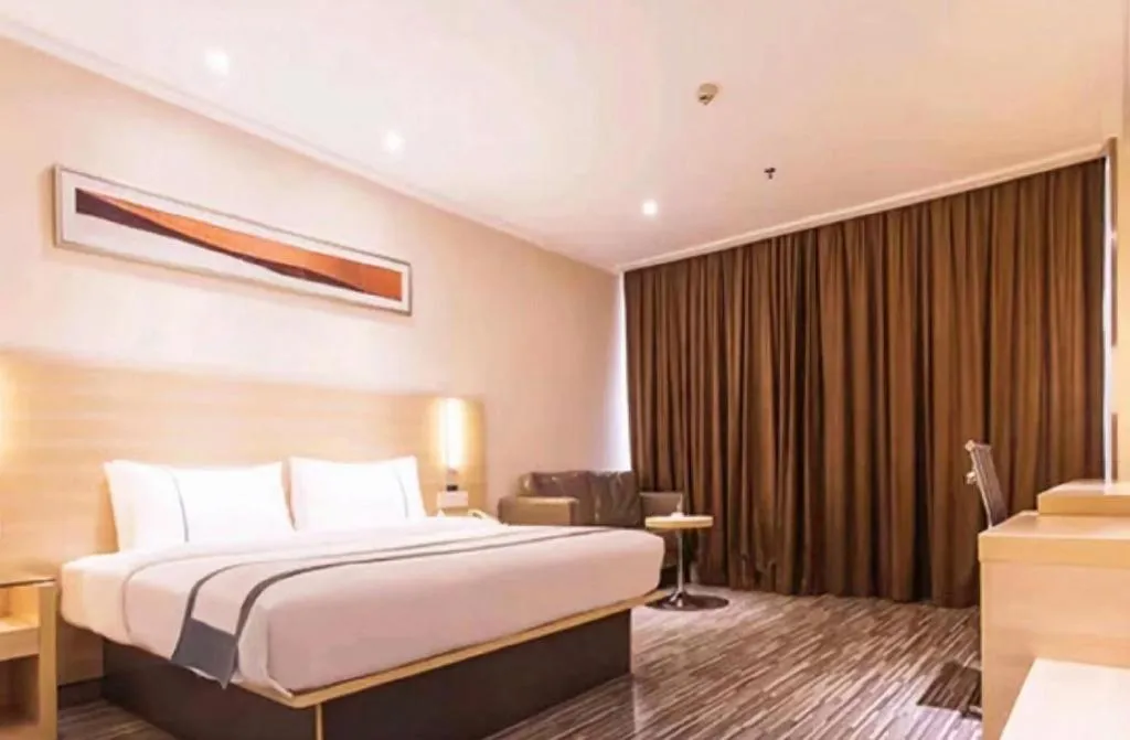 Bed in City Comfort Inn Yulin Jincheng Center Municipal Government