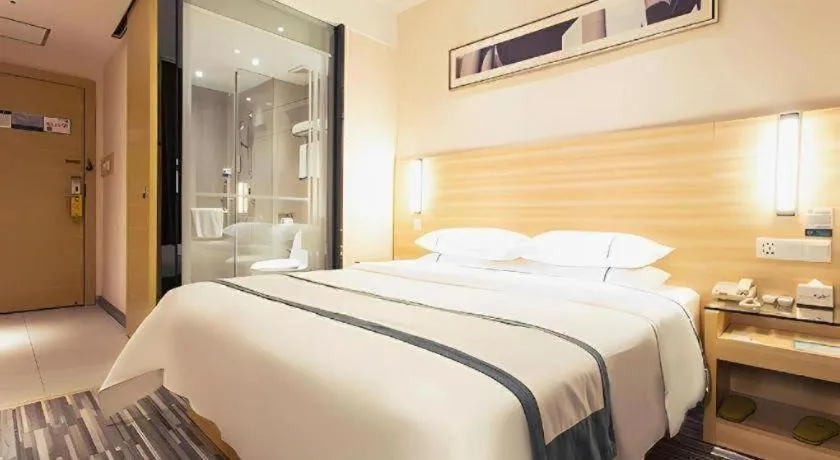 Bed in City Comfort Inn Yulin Jincheng Center Municipal Government