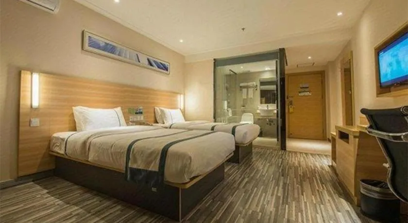 Bed in City Comfort Inn Yulin Jincheng Center Municipal Government