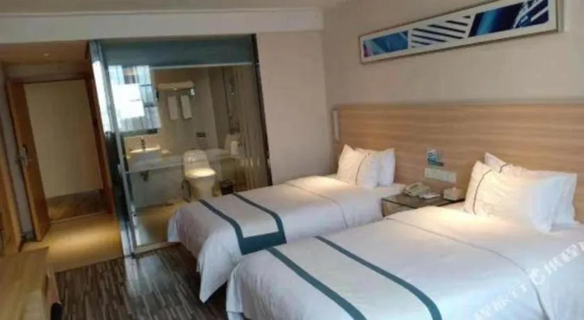 Bed in City Comfort Inn Yulin Jincheng Center Municipal Government