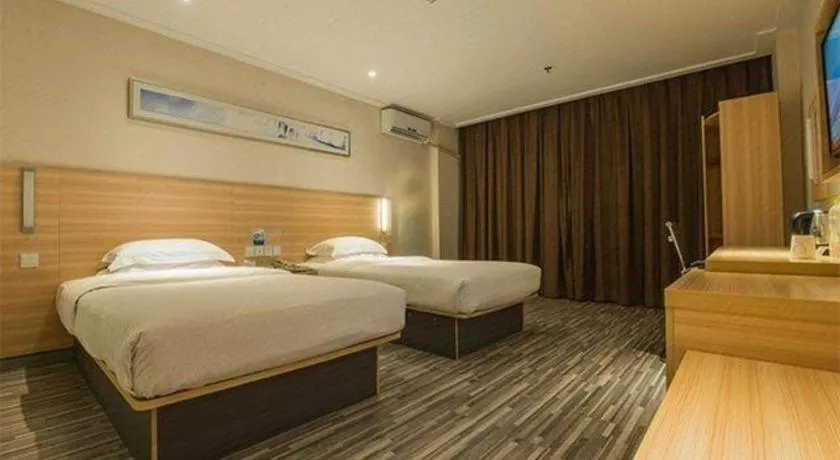 Bed in City Comfort Inn Yulin Jincheng Center Municipal Government