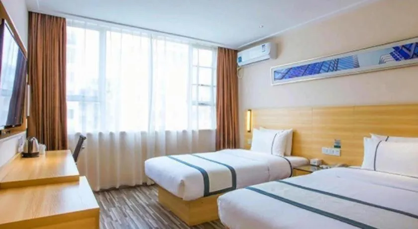 Bed in City Comfort Inn Yulin Jincheng Center Municipal Government