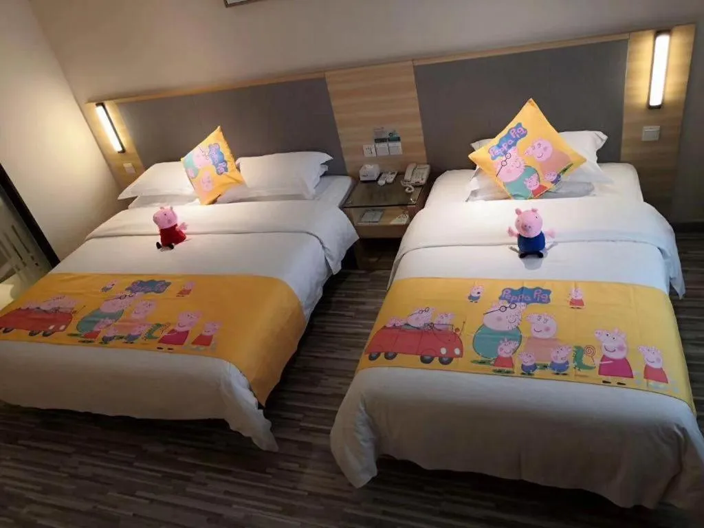 Bed in City Comfort Inn Yulin Jincheng Center Municipal Government