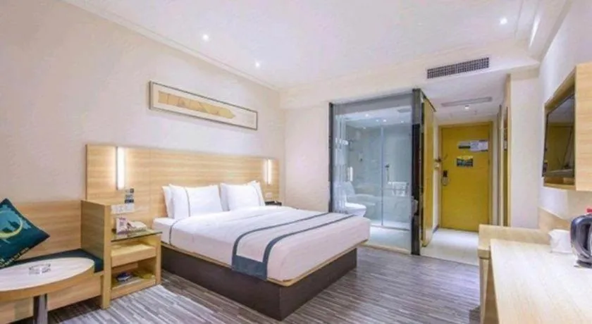 Bed in City Comfort Inn Yulin Jincheng Center Municipal Government