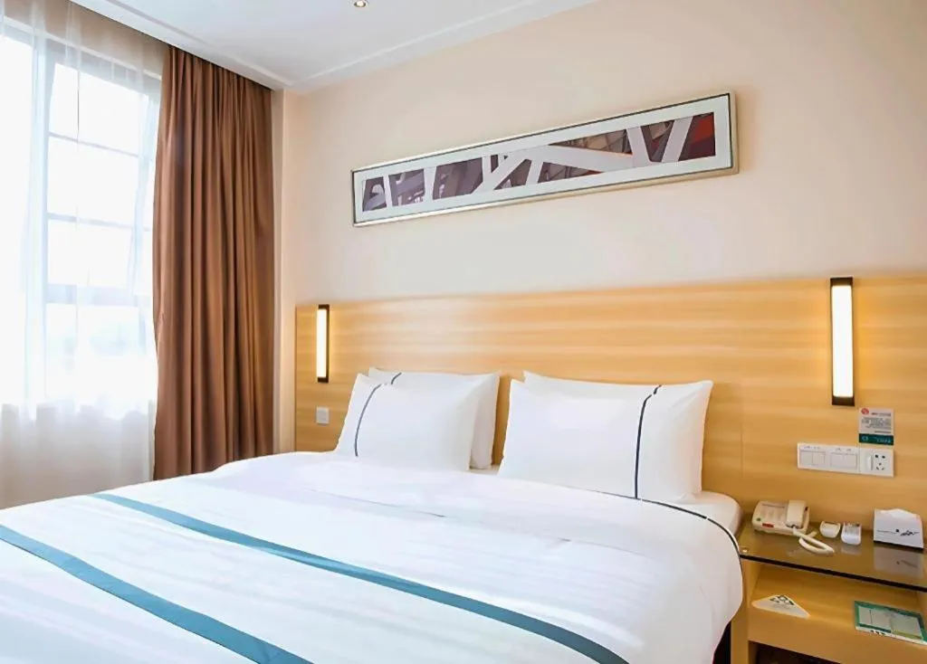 Bed in City Comfort Inn Yulin Jincheng Center Municipal Government