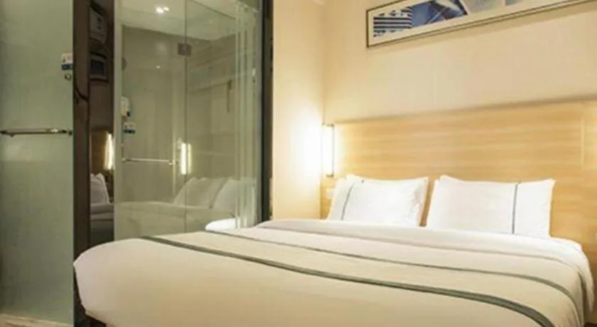 Bed in City Comfort Inn Yulin Jincheng Center Municipal Government