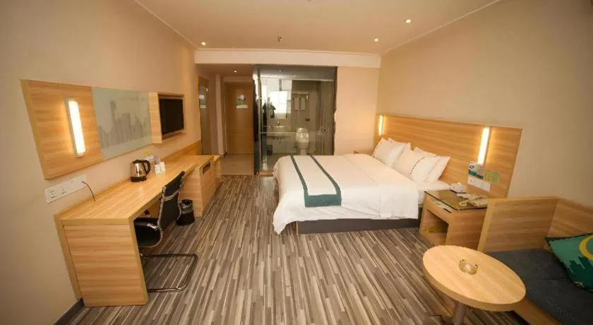 Bed in City Comfort Inn Yulin Jincheng Center Municipal Government