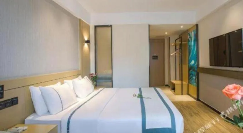 Bed in City Comfort Inn Nanning Guangxi University Xinyang Road