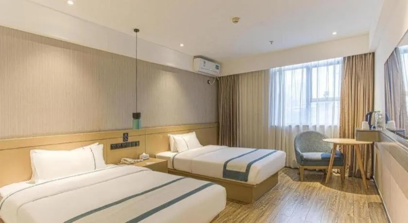 Bed in City Comfort Inn Nanning Guangxi University Xinyang Road